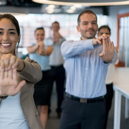 A Move U Go corporate wellness session